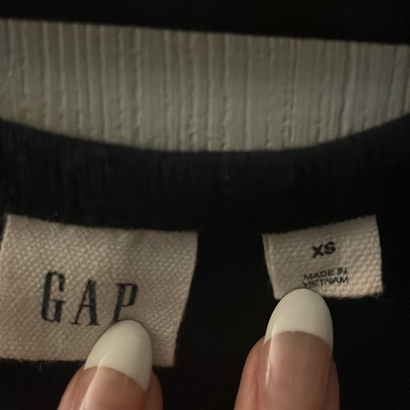 Navy Blue Gap Long Sleeve T-Shirt Dress - Picture 3 of 5